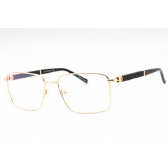 Charriol Men's Eyeglasses - Shiny Gold/Black Metal Rectangular Frame | PC75107 C03