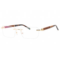 Charriol Men's Eyeglasses - Shiny Gold/Tortoise Metal Rectangular Frame | PC75109 C01