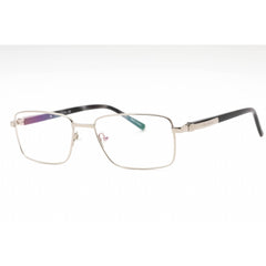 Charriol Men's Eyeglasses - Shiny Silver/Grey Horn Rectangular Frame | PC75110 C02