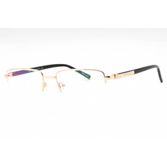 Charriol Men's Eyeglasses - Shiny Gold/Black Metal Rectangular Frame | PC75111 C03