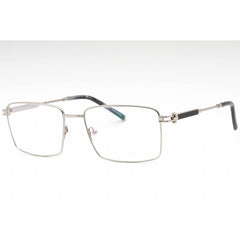 Charriol Men's Eyeglasses - Shiny Silver/Grey Horn Rectangular Frame | PC75113 C02