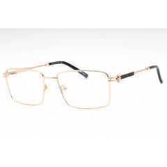 Charriol Men's Eyeglasses - Shiny Gold/Black Metal Rectangular Frame | PC75113 C03