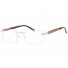 Charriol Men's Eyeglasses - Shiny Gold/Tortoise Metal Rectangular Frame | PC75118 C01