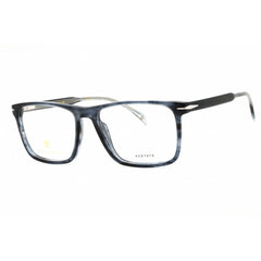 David Beckham Men's Eyeglasses - Striped Blue Plastic Square Frame | DB 1124 0AVS 00