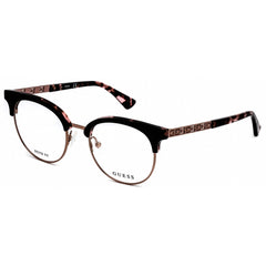 Guess Women's Eyeglasses - Black/Other Metal Round Shape Full Rim Frame | GU2744 005