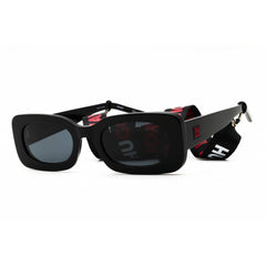 Hugo Women's Sunglasses - Black Plastic Rectangular Full Rim Frame | HG 1220/S 0807 IR