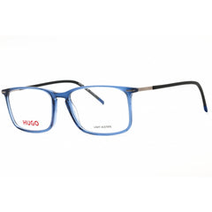 Hugo Men's Eyeglasses - Blue Plastic Square Shape Full Rim Frame | HG 1231 0PJP 00
