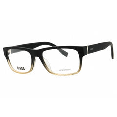 Hugo Boss Men's Eyeglasses - Shaded Grey Texture Rectangular | BOSS 0729/IT 0KAC 00