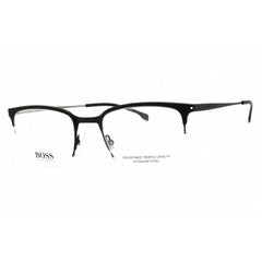 Hugo Boss Men's Eyeglasses - Matte Black Metal Rectangular Frame | BOSS 1244 0003 00