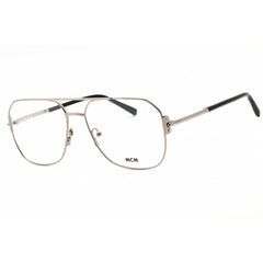 MCM Men's Eyeglasses - Shiny Light Ruthenium Metal Aviator Full Rim Frame | MW5007 014