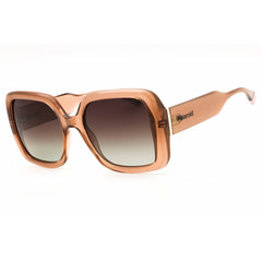 Polaroid Core Women's Sunglasses - Beige Plastic Oversized Frame | PLD 6168/S 010A LA