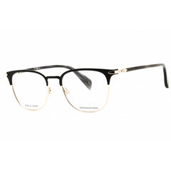 Rag and Bone Women's Eyeglasses - Matte Black Metal Round Frame | RNB 7057 0003 00