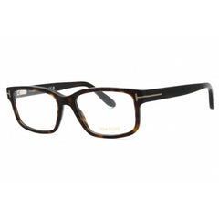 Tom Ford Men's Eyeglasses - Dark Havana Acetate Rectangular Full Rim | FT5313 052