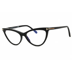 Tom Ford Women's Eyeglasses - Shiny Black Acetate Cat Eye Full Rim | FT5896-B 001