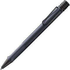 Lamy Ballpoint Pen - Safari Steel Black ABS Plastic with Ergonomic Grip | L2E2SBK