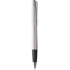 Lamy Rollerball Pen - Studio Brushed Stainless Steel Barrel with Black Grip | L365