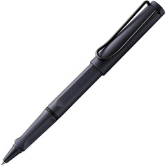 Lamy Rollerball Pen - Safari Steel Black ABS Plastic with Ergonomic Grip | L3E2SBK