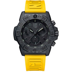 Luminox Men's Watch - Navy SEAL Quartz Black Dial Yellow Rubber Strap | XS.CE81.BO