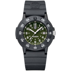 Luminox Men's Watch - Navy SEAL Quartz Green Dial Black Rubber Strap | XS.CZ13.EVO
