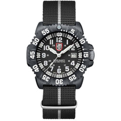 Luminox Men's Watch - Navy SEAL Quartz Black and White Nylon Strap | XS.CZ51
