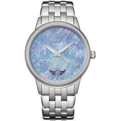 Citizen Women's Watch -Calendrier Moon-Phase Dial Silver Tone Bracelet | FD0000-52N