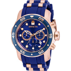 Invicta Men's Dive Watch - Pro Diver Quartz Chronograph Date Blue Dial Strap | 18197