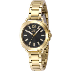 Invicta Women's Watch - Wildflower Quartz Charcoal Dial Yellow Gold Bracelet | 48919