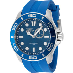 Invicta Men's Watch - Pro Diver LATAM Exclusive Quartz Blue Silicone Strap | 49271