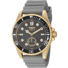 Invicta Men's Watch - Pro Diver Quartz Charcoal Dial Black Silicone Strap | 49354