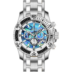 Invicta Men's Watch - Pro Diver Chronograph Iridescent Abalone Dial Bracelet | 49855