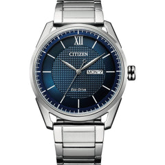 Citizen Men's Watch - Classic Eco-Drive Blue Dial Steel Bracelet | AW0081-54L