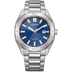 Citizen Men's Watch - Eco-Drive Blue Dial Stainless Steel Bracelet | BM7630-80L