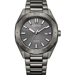 Citizen Men's Watch - Eco-Drive Black IP Stainless Steel Bracelet | BM7637-81H