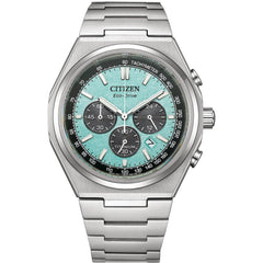Citizen Men's Watch - Zenshin Eco-Drive Light Blue Dial Bracelet | CA4610-85M