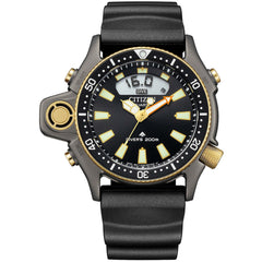 Citizen Men's Watch - Promaster Aqualand Ana-Digi Black Rubber Strap | JP2008-06E