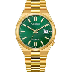 Citizen Men's Watch - Tsuyosa Automatic Green Dial Yellow Gold Bracelet | NJ0152-51X