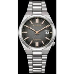 Citizen Men's Watch - Tsuyosa Automatic Black Dial Silver Tone Bracelet | NJ0200-50E