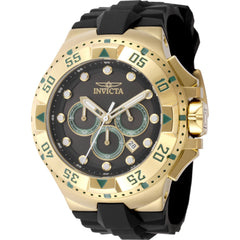 Invicta Men's Watch - Excursion Quartz Chronograph Black Dial Silicone Strap | 48537
