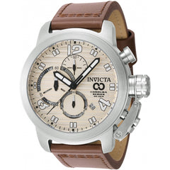 Invicta Men's Watch - Corduba Transparent and Champagne Dial Brown Strap | 48955