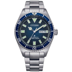 Citizen Men's Watch - Promaster Automatic Blue Dial Steel Bracelet | NY0129-58L