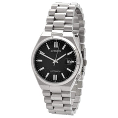 Citizen Men's Watch - Tsuyosa Automatic Black Dial Silver Tone Bracelet | NJ0150-56E