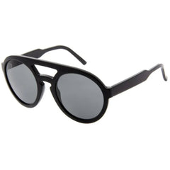 Andy Wolf Men's Sunglasses - Black Acetate Full Rim Aviator Shape Frame | LEONARD A