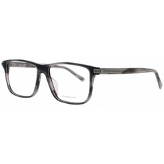 Chopard Men's Eyeglasses - Black/Crystal Acetate Rectangular Frame | VCH296 06X7