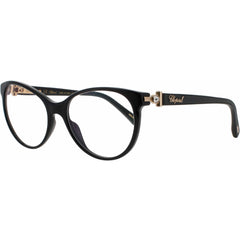 Chopard Women's Eyeglasses - Black/Gold Full Rim Acetate Frame | VCH268S 700
