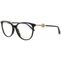 Chopard Women's Eyeglasses - Black Acetate Cat Eye Full Rim Frame | VCH283S 700