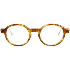 Harry Lary Unisex Eyeglasses - Acetate Amber/Tortoise Full Rim Oval Frame | COLONY-667