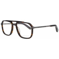 Philipp Plein Men's Eyeglasses - Acetate Brown Full Rim Square Frame | VPP018M 722