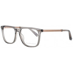 Philipp Plein Men's Eyeglasses - Transparent/Grey Full Rim Square Frame | VPP058M 09MB
