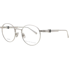 Philipp Plein Unisex Eyeglasses - Metal Palladium Full Rim Round Frame | VPP061M 579