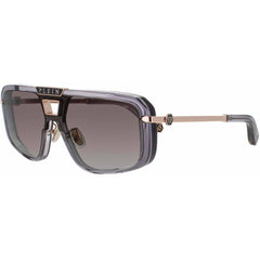 Philipp Plein Men's Sunglasses - Transparent/Grey Full Rim Square Frame | SPP008M 0M78